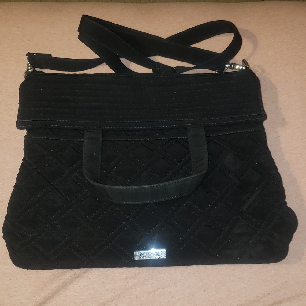 Vera Bradley black quilted crossbody
